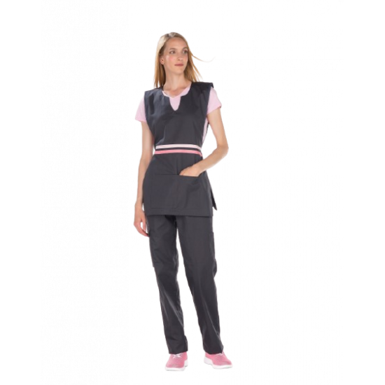 Chasuble femme fermée par lacets côté