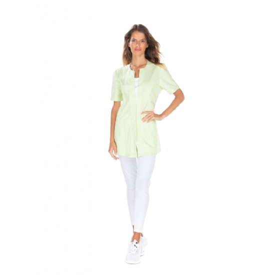 Tunique femme satin – Fermeture par pressions sous patte