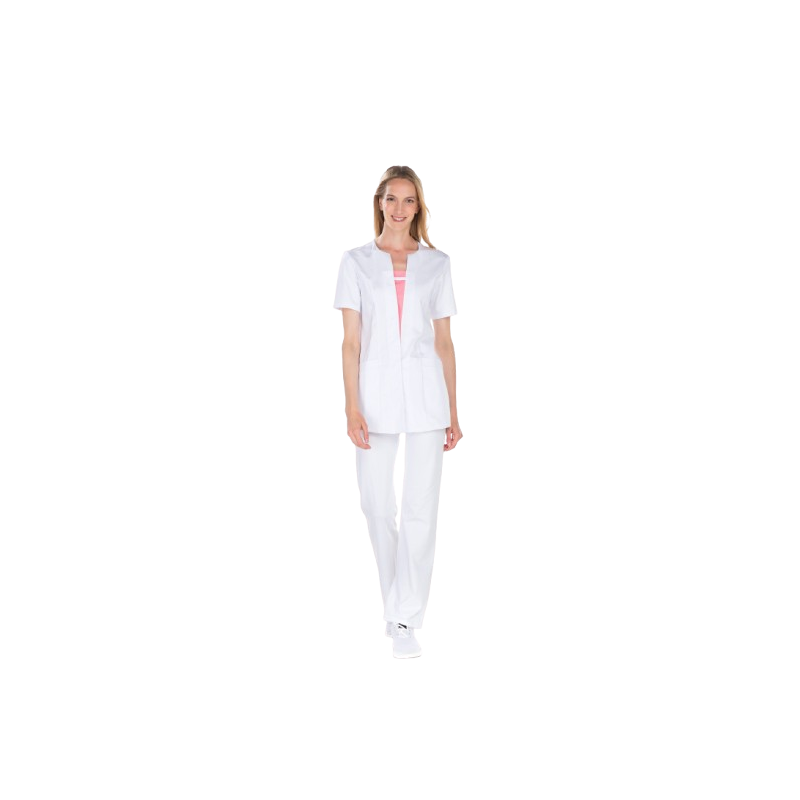 Tunique femme satin – Fermeture par pressions sous patte