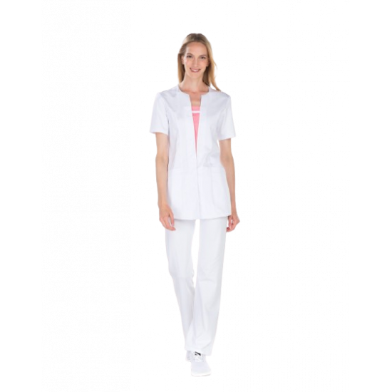 Tunique femme satin – Fermeture par pressions sous patte