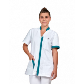 Tunique professionnelle TARA coupe ajustée et fermeture ZIP pratique