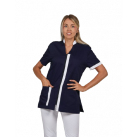 Tunique professionnelle TARA coupe ajustée et fermeture ZIP pratique (2)