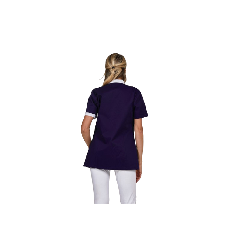 Tunique professionnelle TARA coupe ajustée et fermeture ZIP pratique