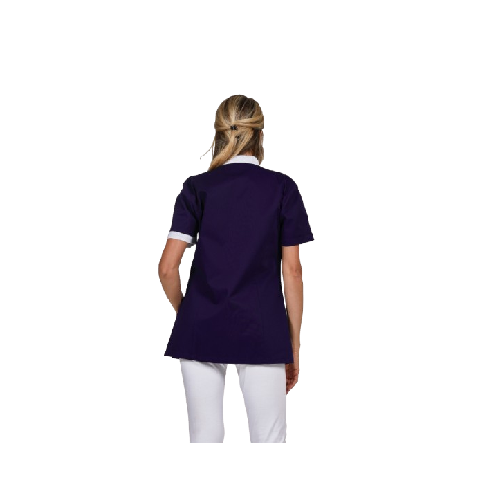 Tunique femme TARA zip coupe ajustée travail médical