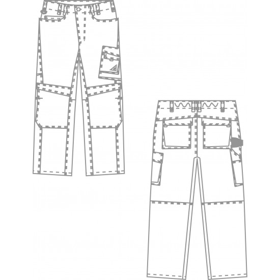 Pantalon de travail avec genouillères BP pour homme