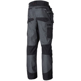Pantalon de travail denim LIGHT FAMOUS FORCE genoux EN14404 (2)