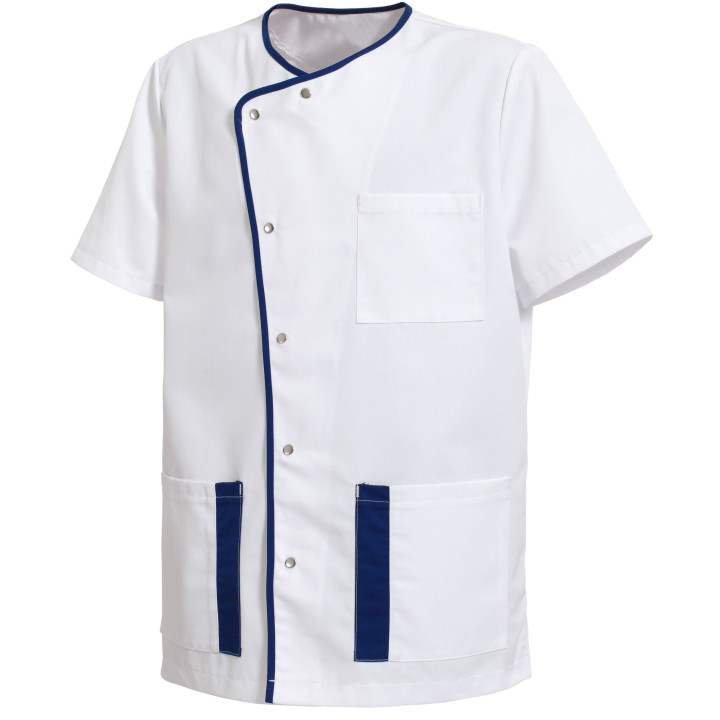 Tunique médicale homme LILIAN - confort et style éco-responsable