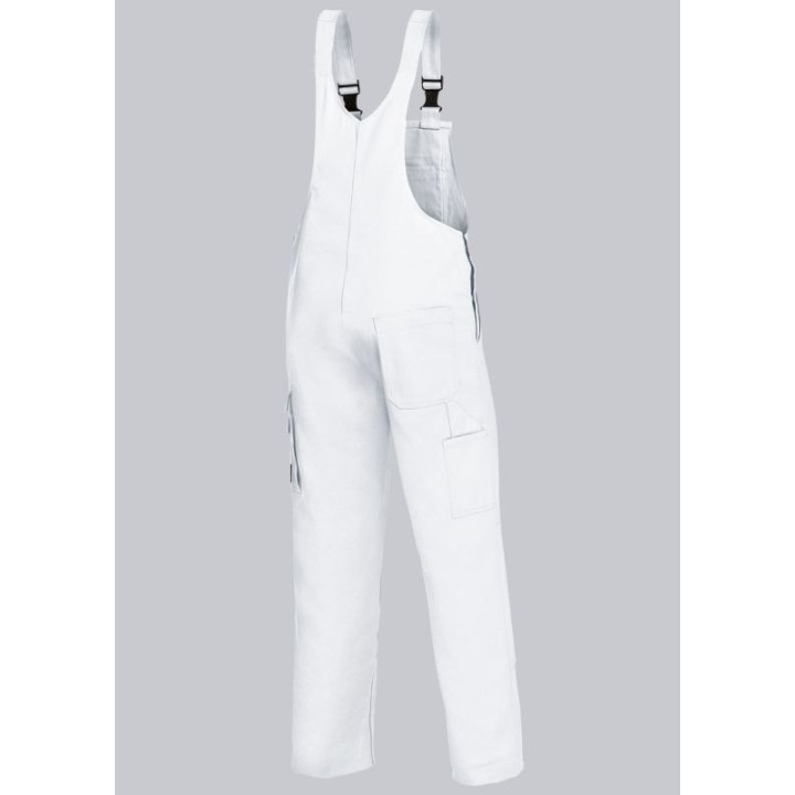 Cotte à bretelles en coton avec poches genouillères