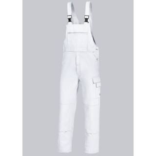 Cotte à bretelles en coton avec poches genouillères