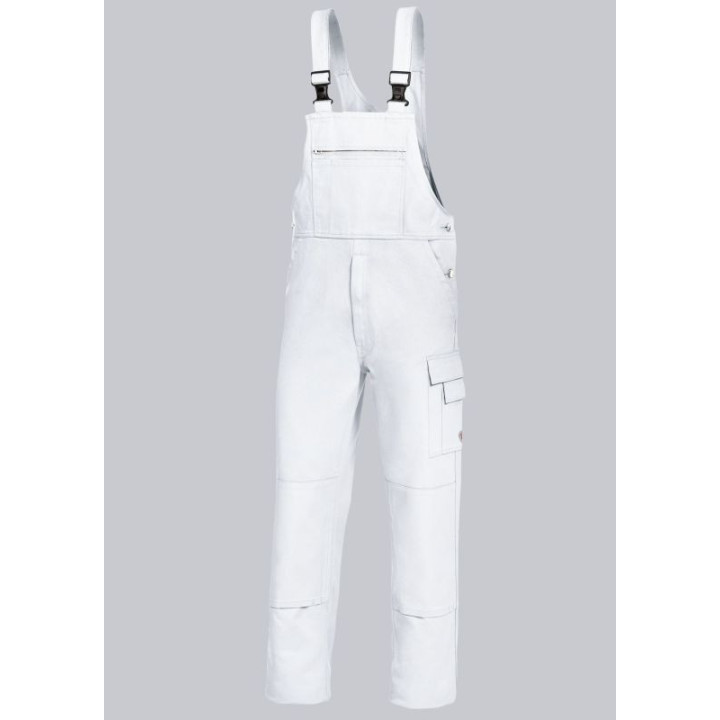 Cotte à bretelles en coton avec poches genouillères