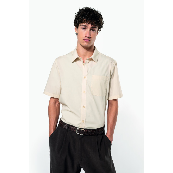 Chemise popeline polycoton manches