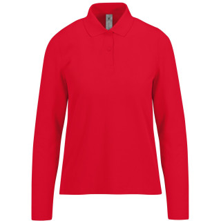 Polo femme manches longues