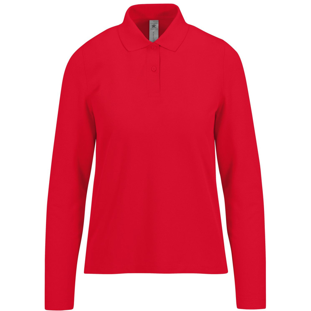 Polo femme manches longues