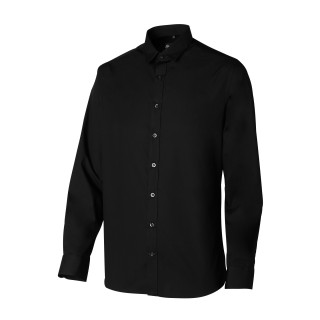 Chemise de service noire homme Molinel manches longues