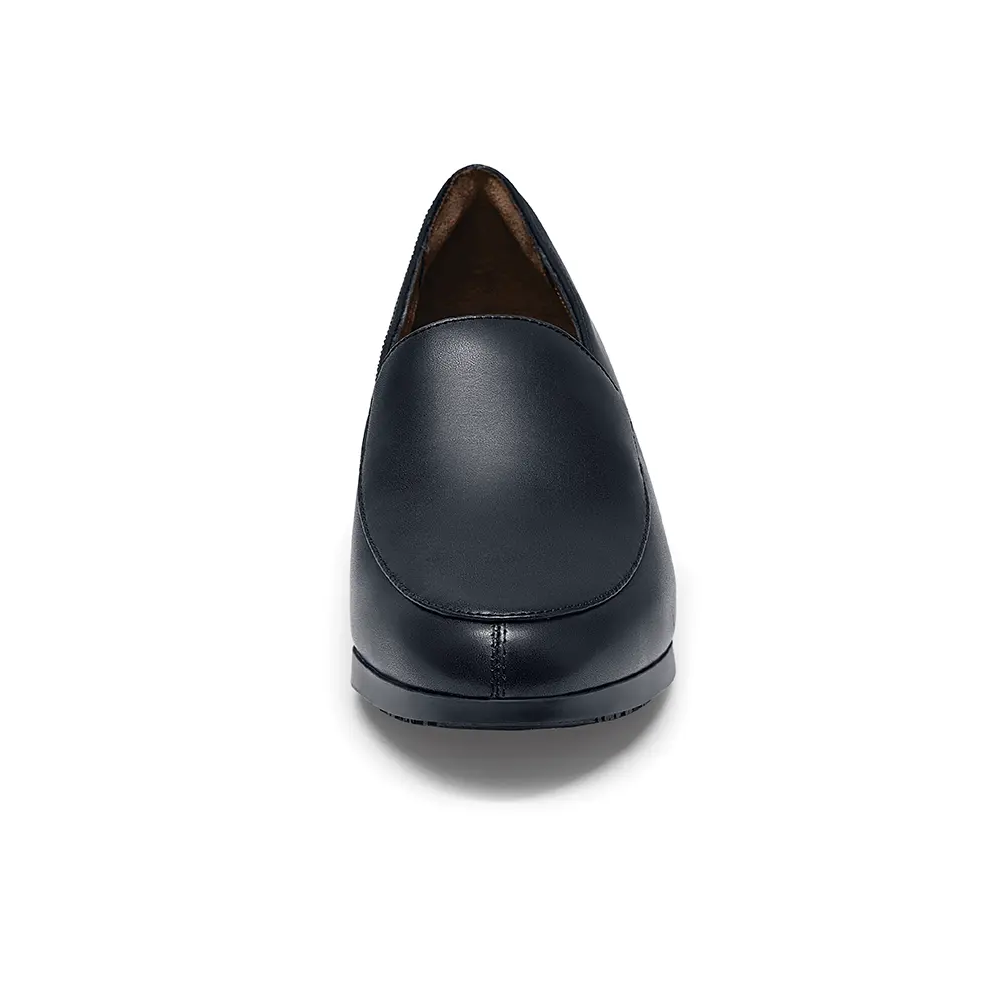 Chaussure de travail femme antidérapante cuir noir SFC