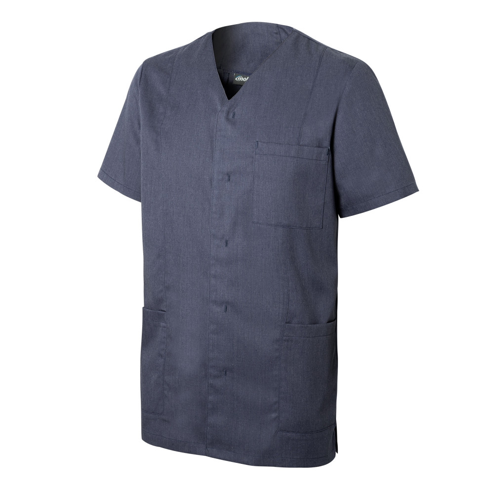 Tunique homme MERLIN en Tencel™ effet denim