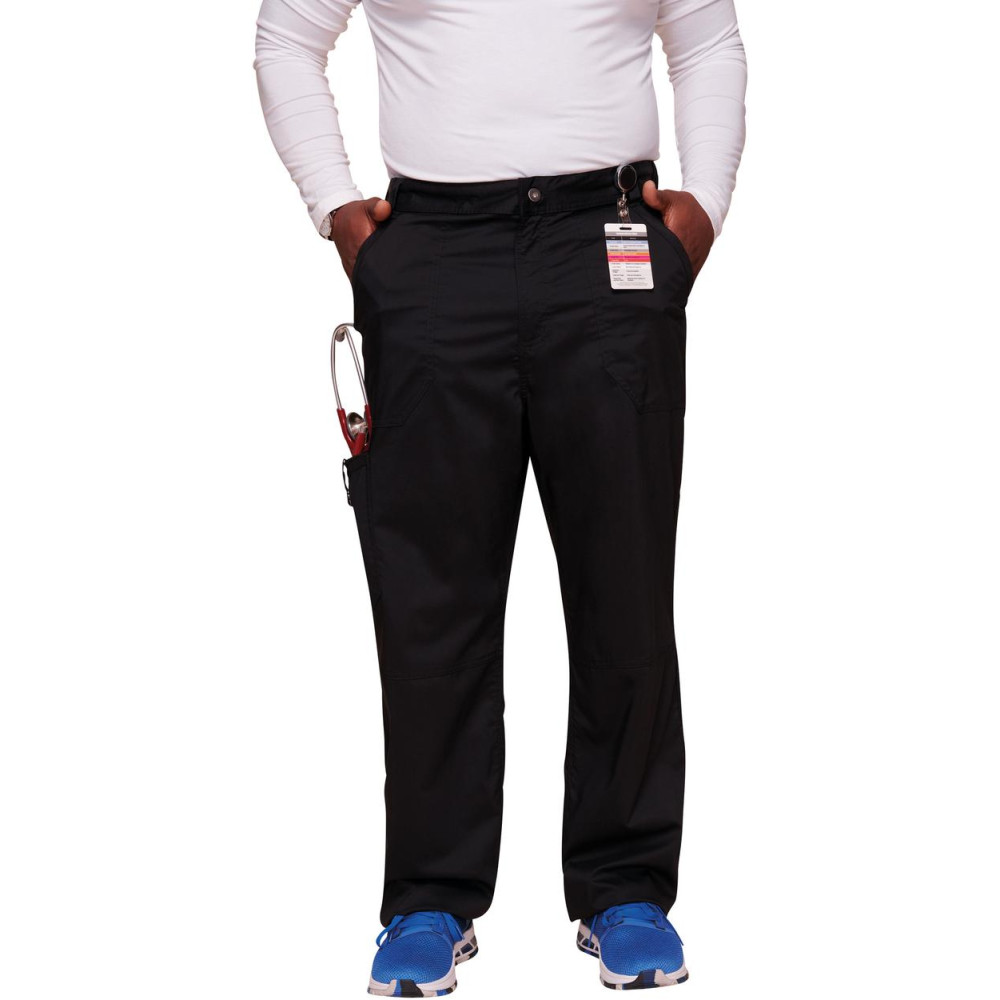 Pantalon cargo à braguette homme