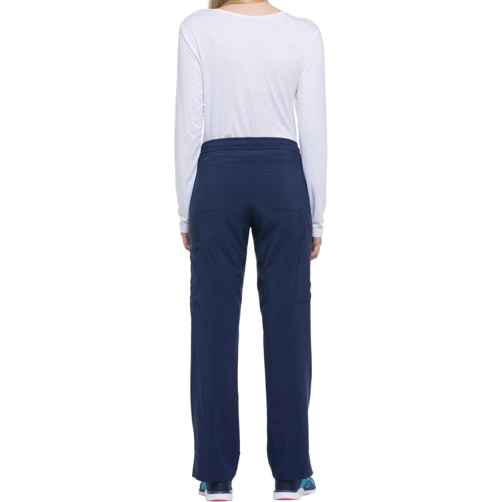 Pantalon à taille mi-haute avec cordon de serrage pour femme