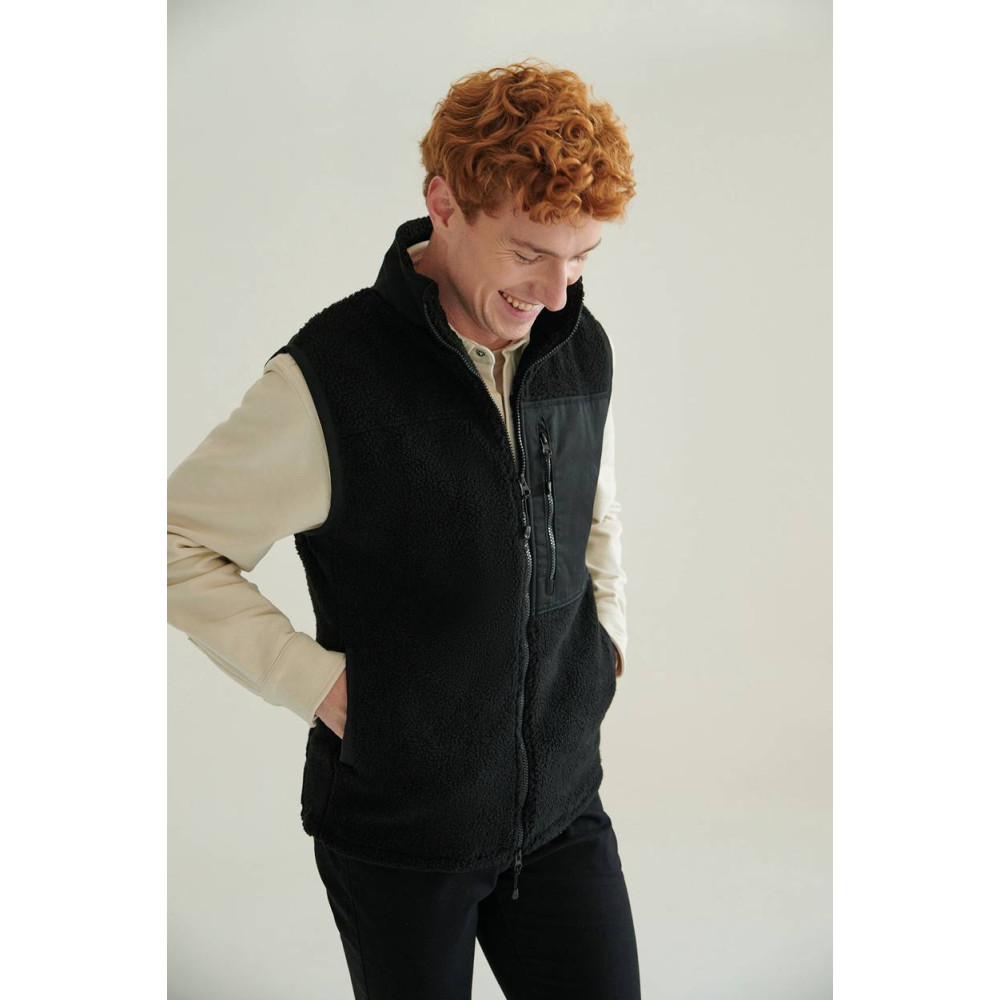 Gilet sherpa recyclé