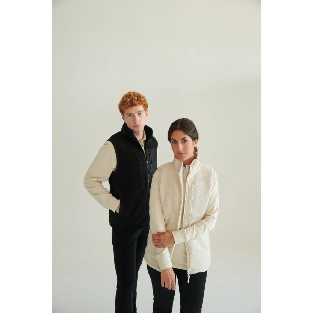 Gilet sherpa recyclé