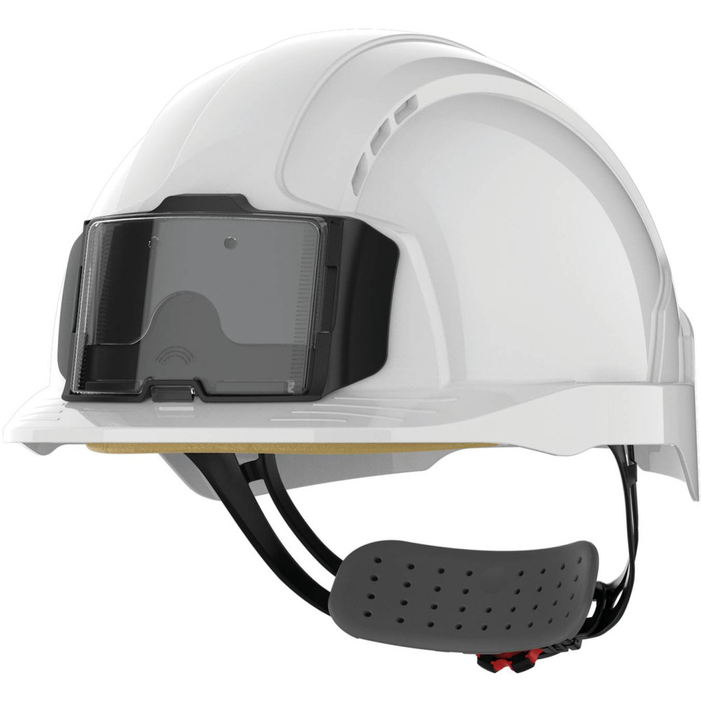 Casque de sécurité EVOLite® avec porte badge, ventilé, serrage crémaillère