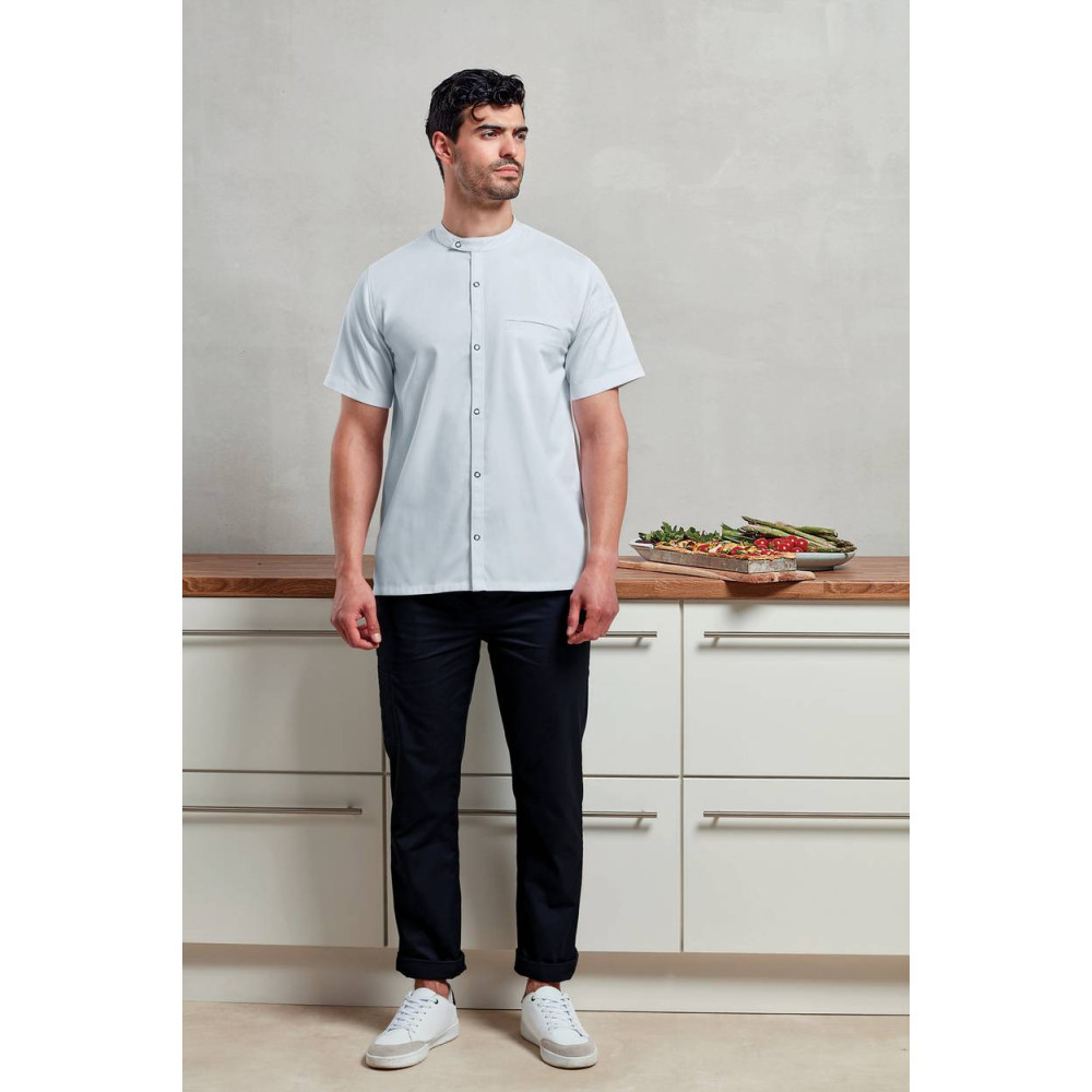 Veste chef cuisinier manches courtes 