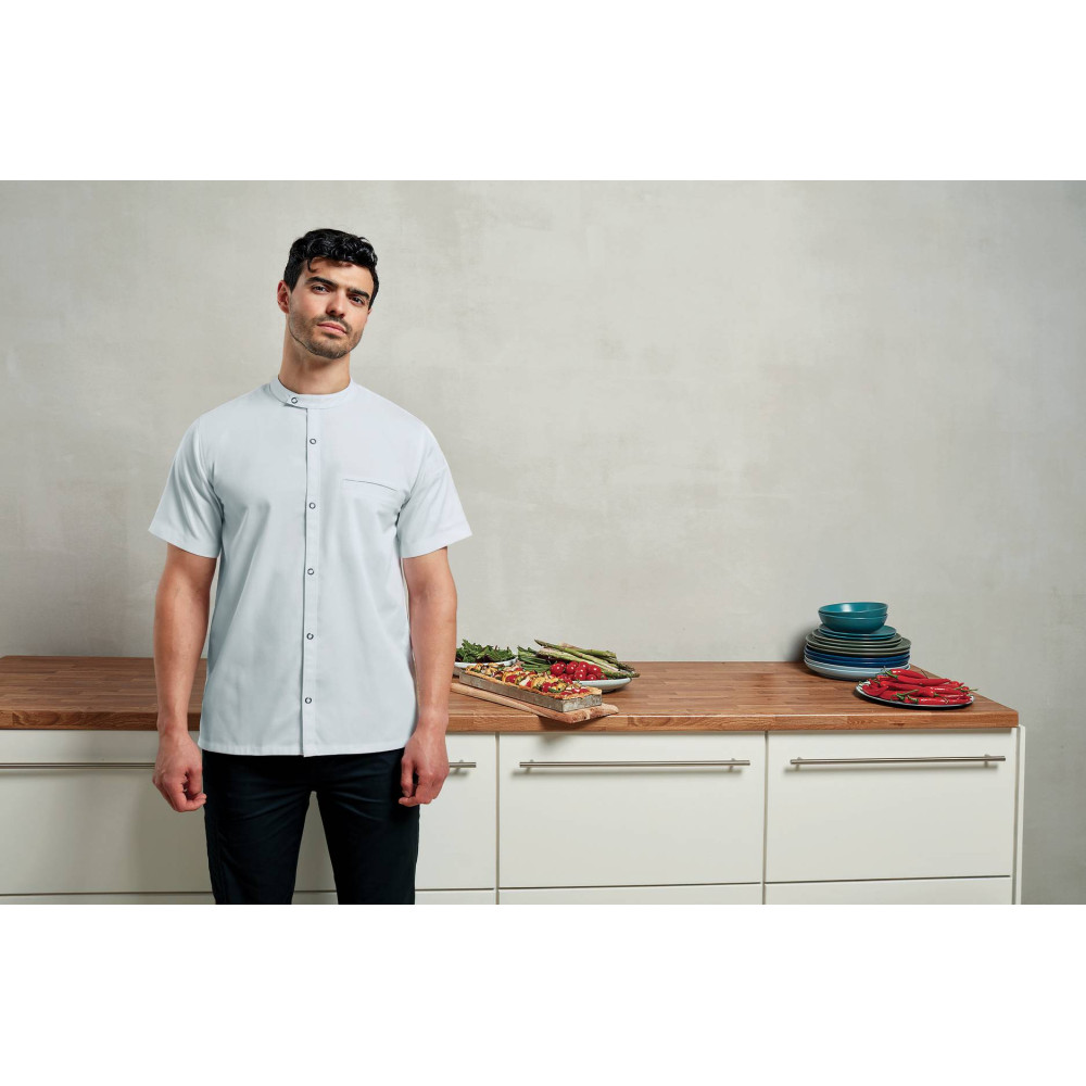 Veste chef cuisinier manches courtes 