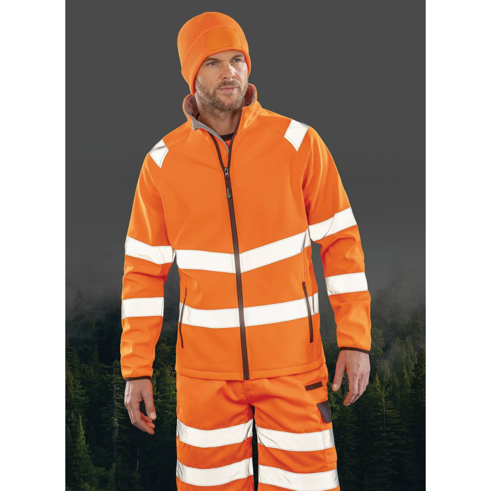 Veste softshell de sécurité recyclée 