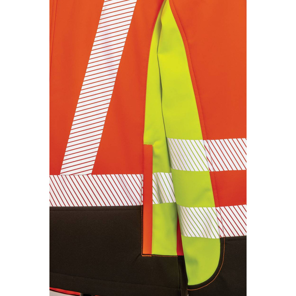 Veste softshell de sécurité recyclé 3 couches 