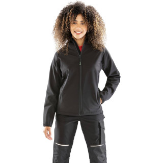 Veste softshell recyclée 3 couches à capuche femme