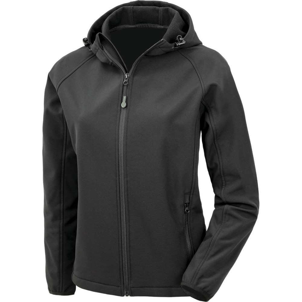 Veste softshell recyclée 3 couches à capuche femme