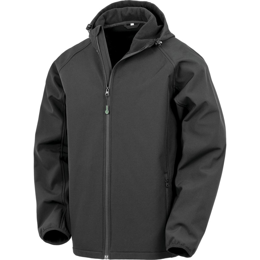 Veste softshell recyclée 3 couches à capuche homme