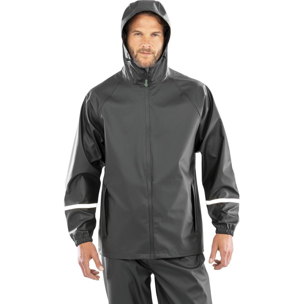 Veste imperméable Prism PU avec bandes réfléchissantes 