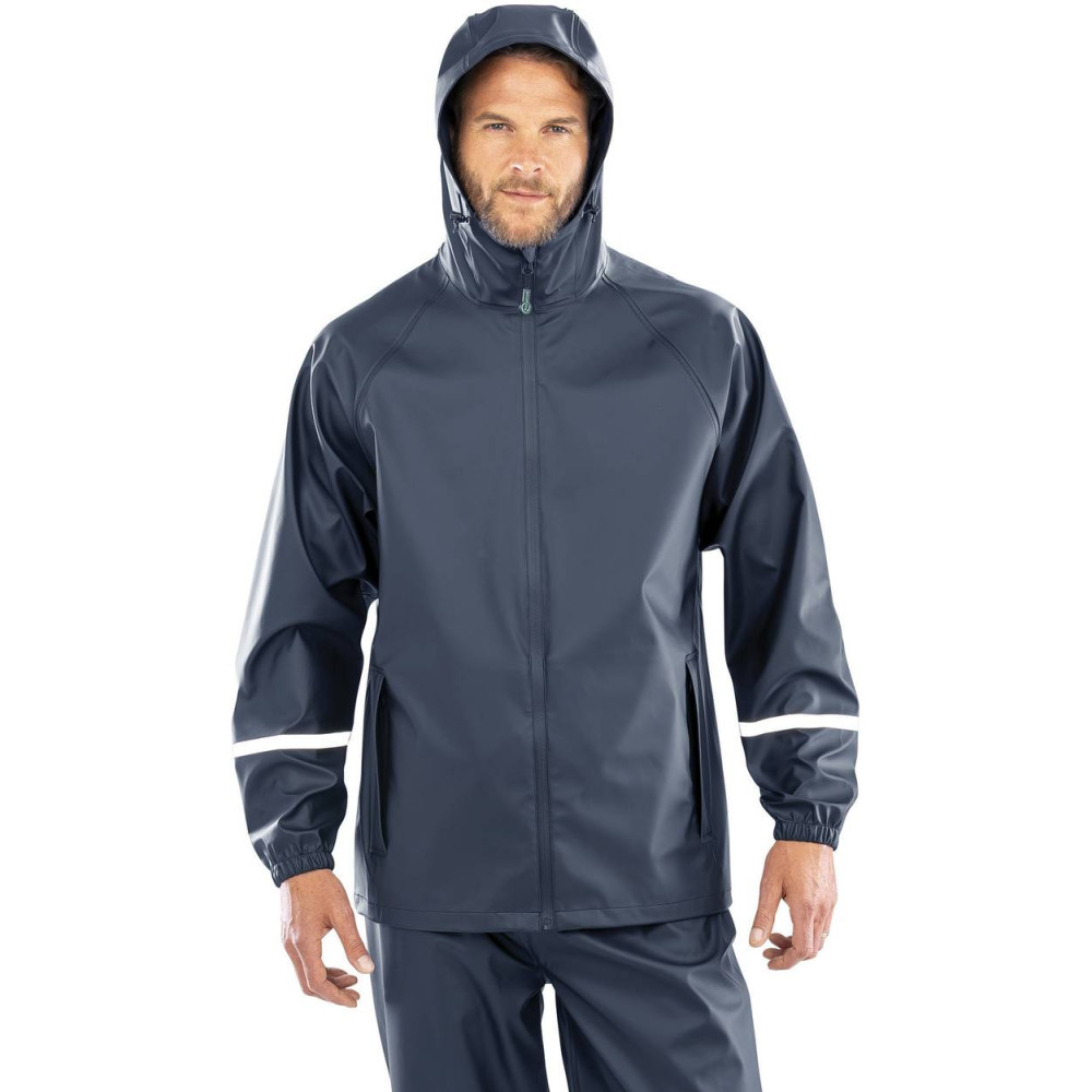 Veste imperméable Prism PU avec bandes réfléchissantes 