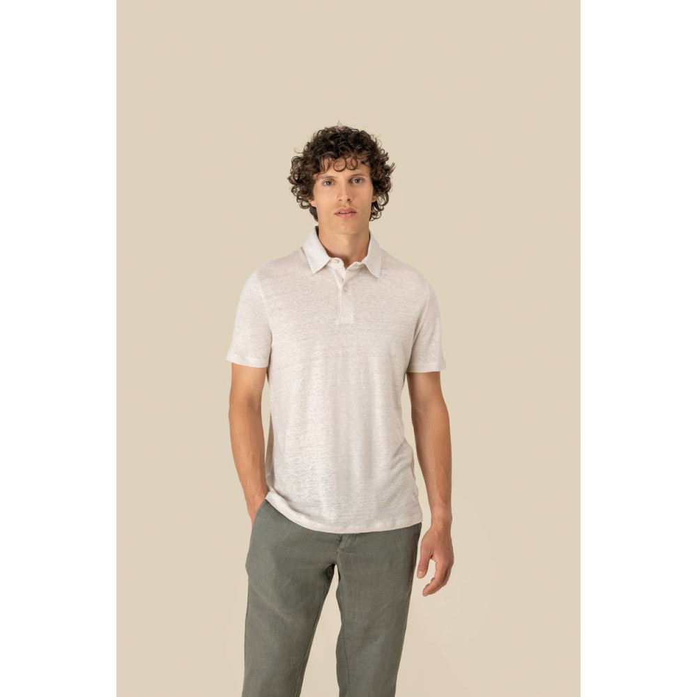 Polo en lin homme