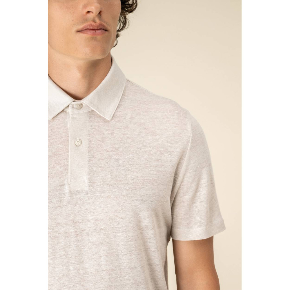 Polo en lin homme