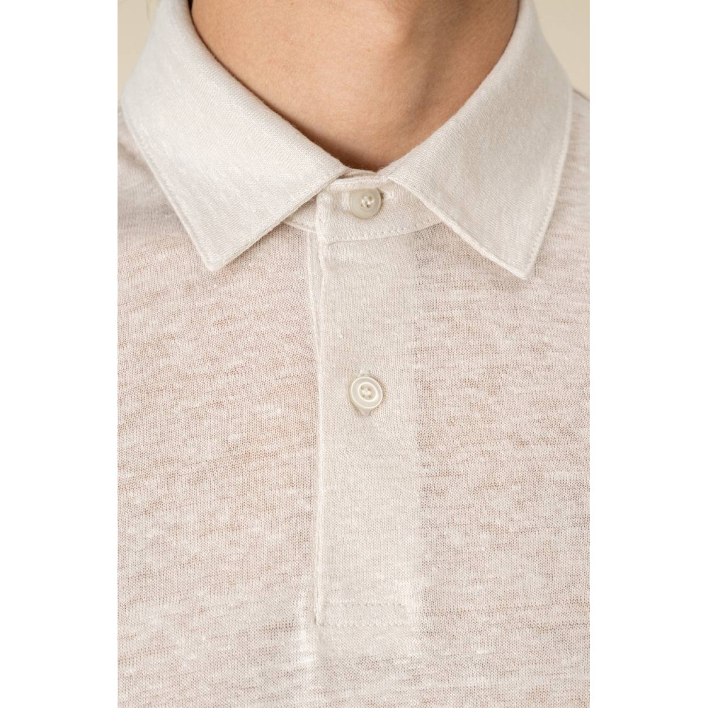 Polo en lin homme