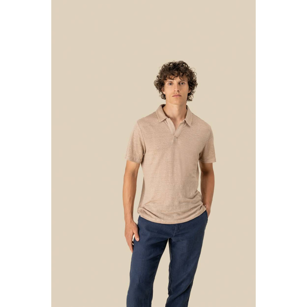 Polo en lin homme