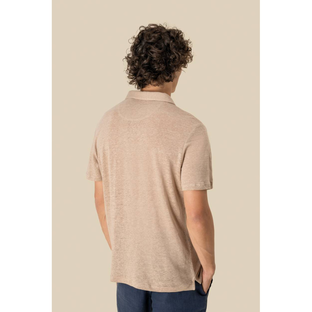 Polo en lin homme