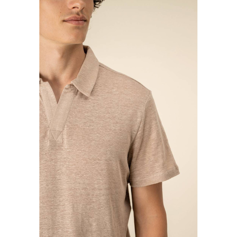 Polo en lin homme