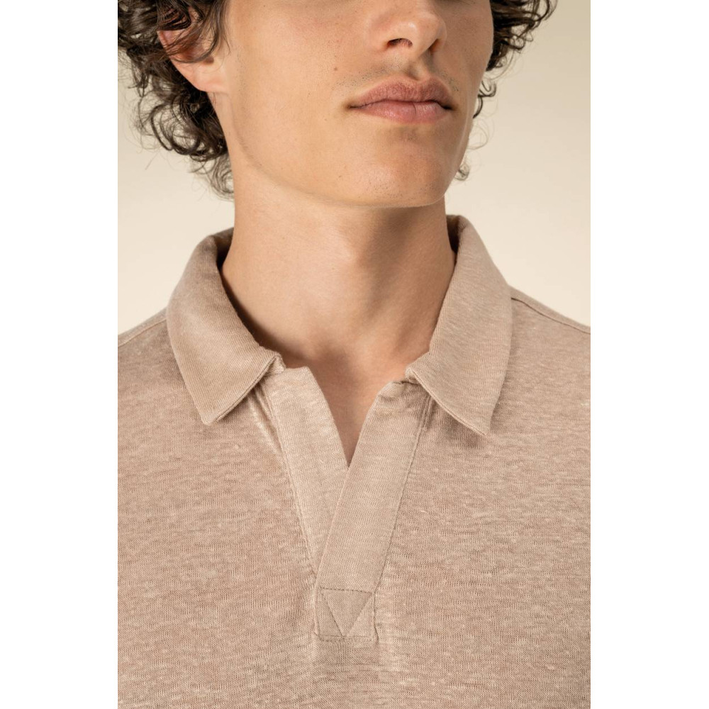 Polo en lin homme