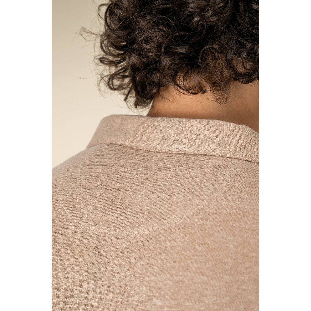 Polo en lin homme