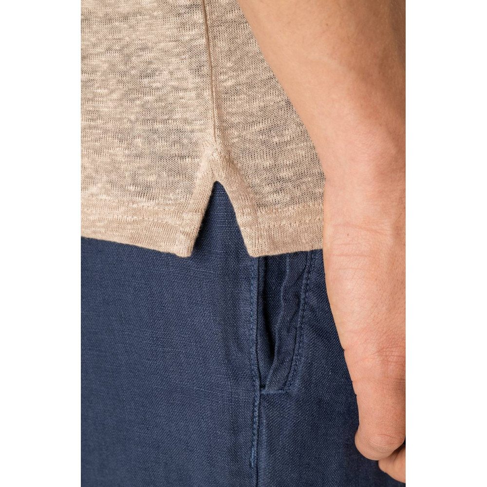 Polo en lin homme