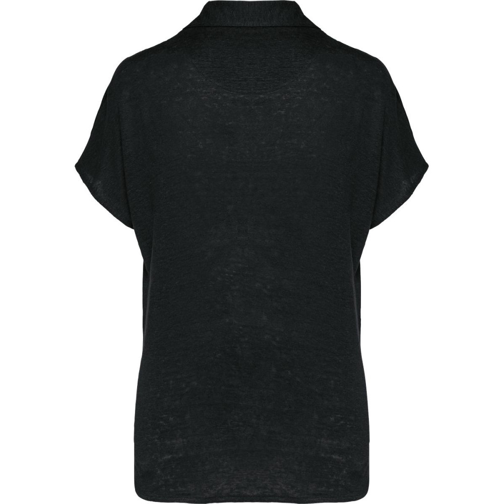 Polo en lin femme 