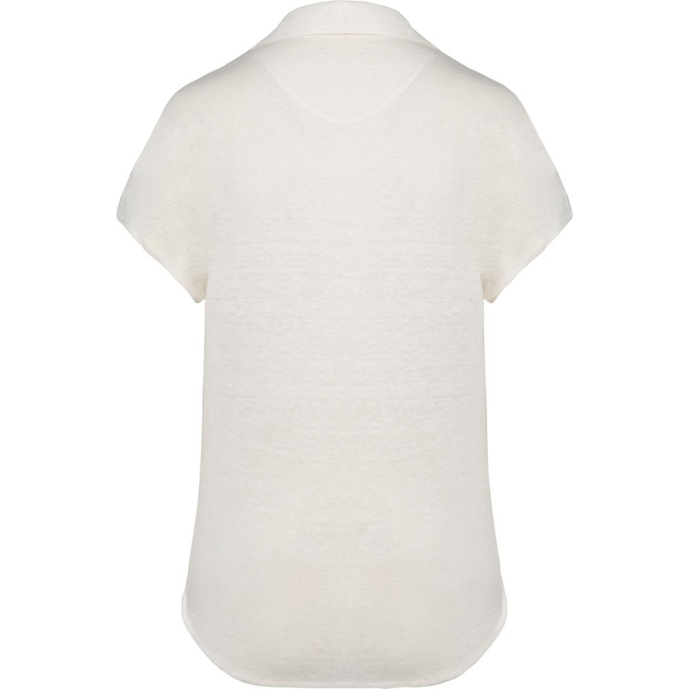 Polo en lin femme 