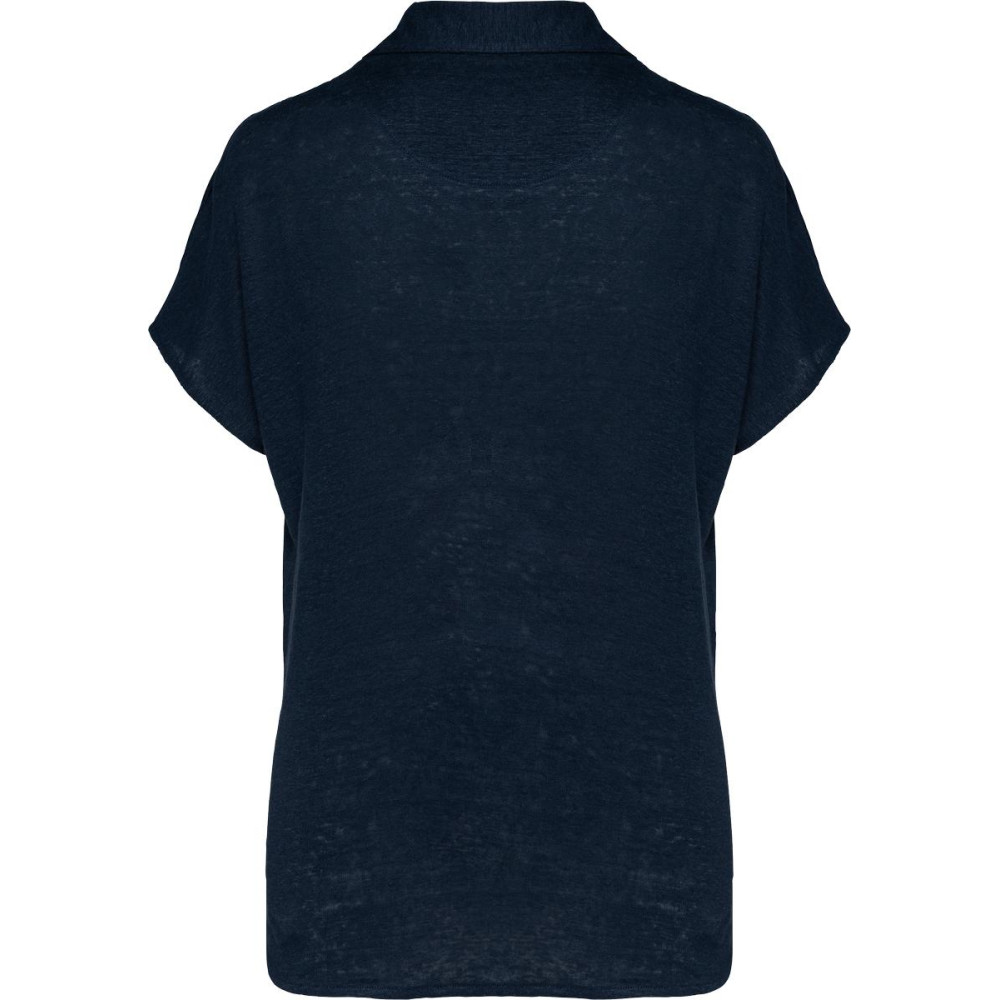 Polo en lin femme 