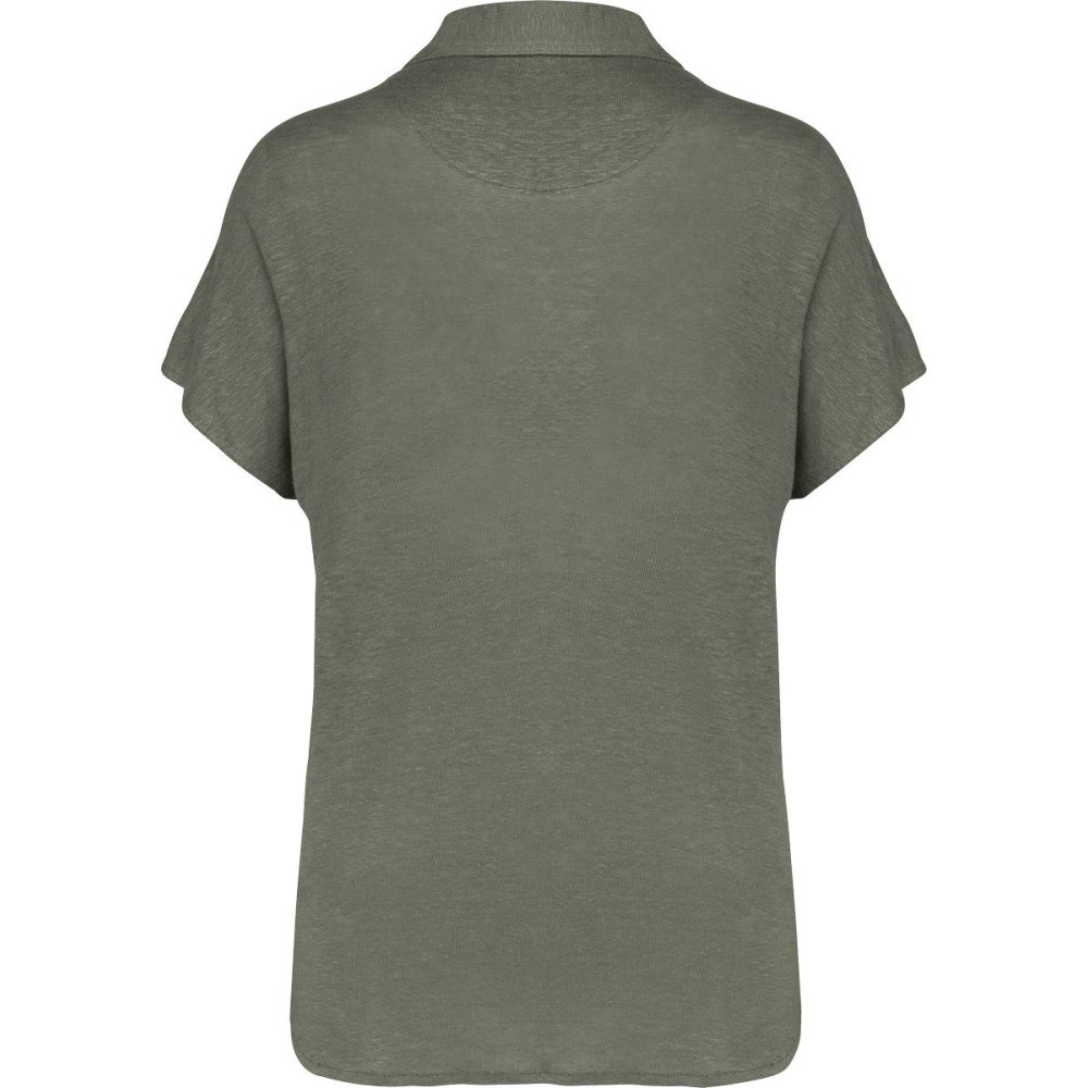 Polo en lin femme 