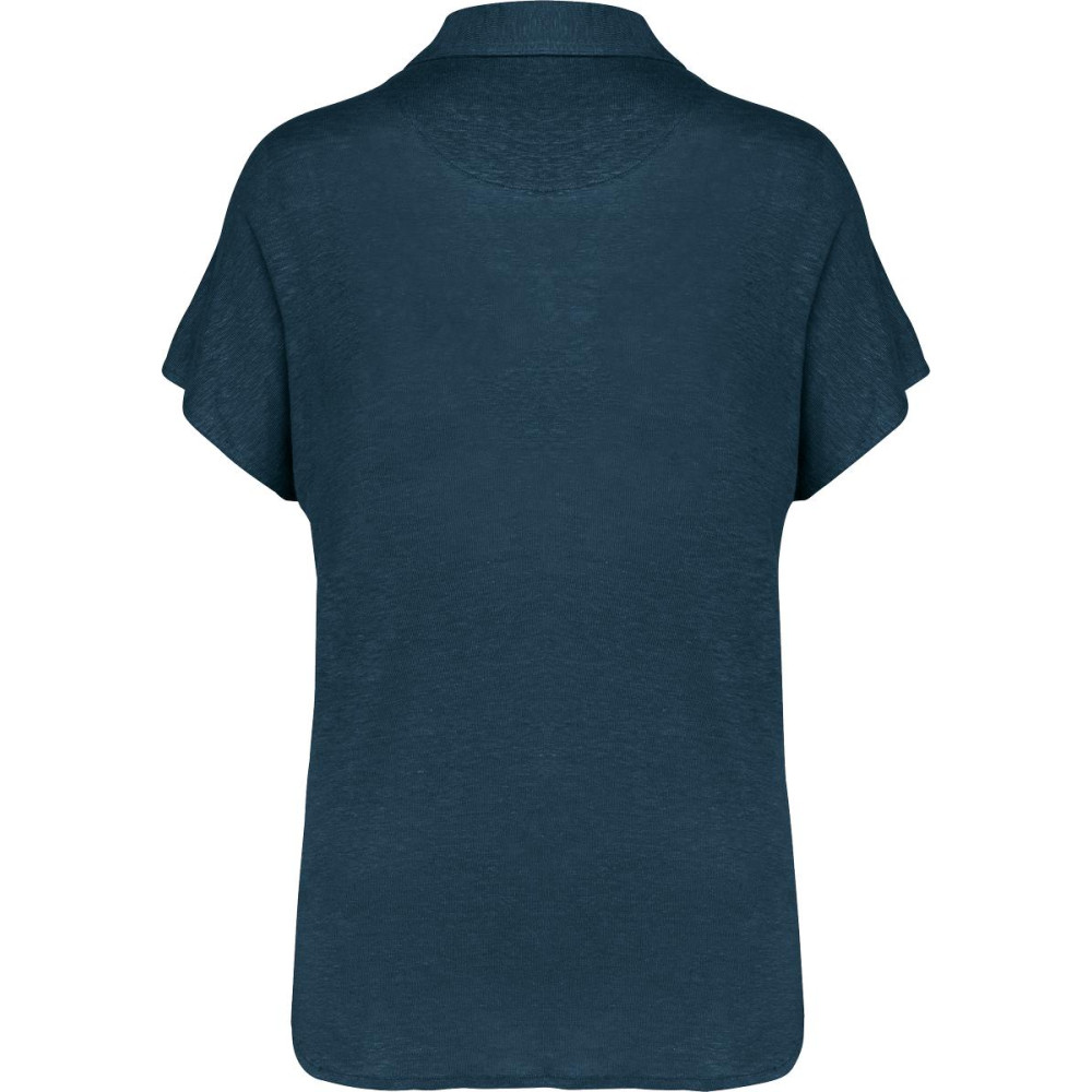 Polo en lin femme 