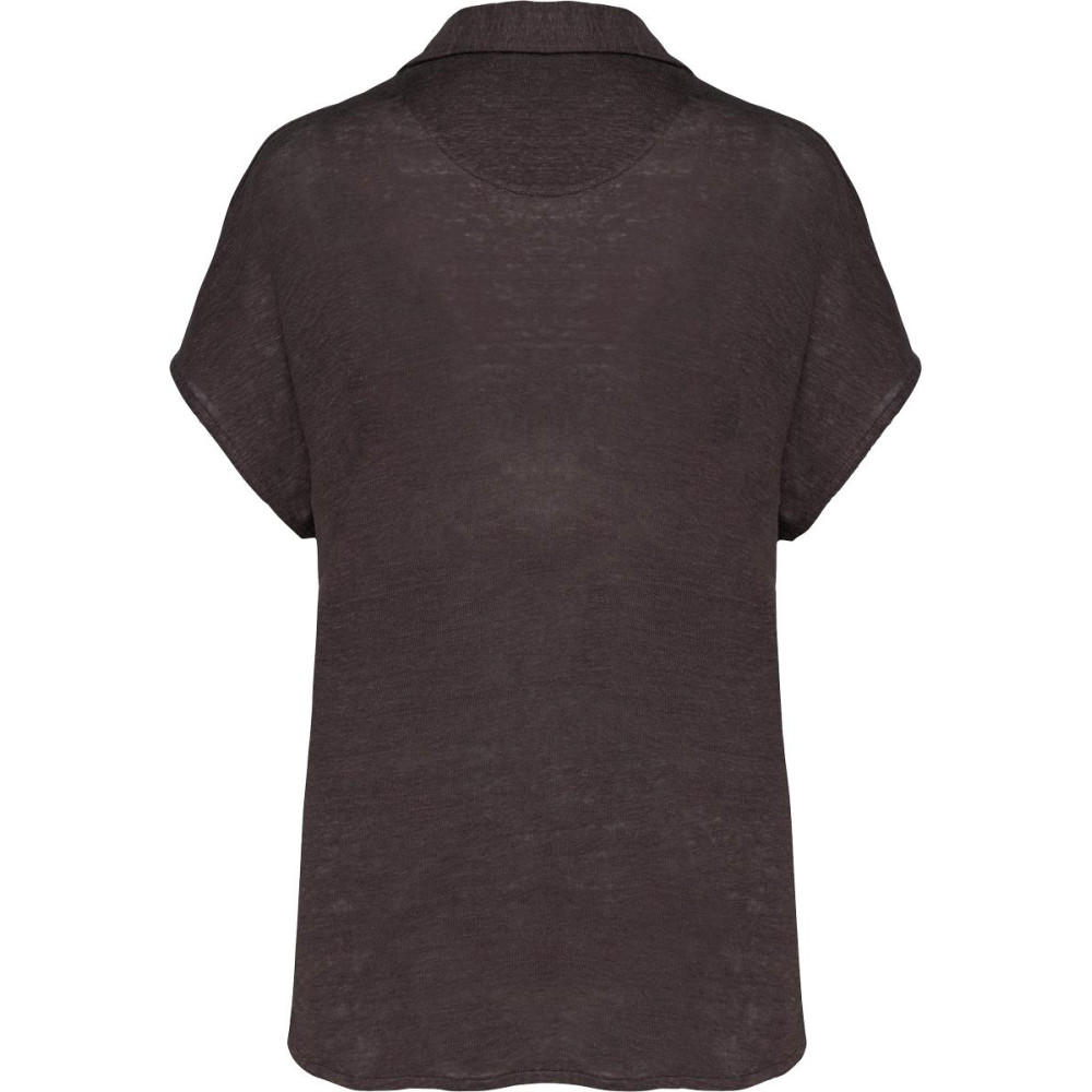 Polo en lin femme 