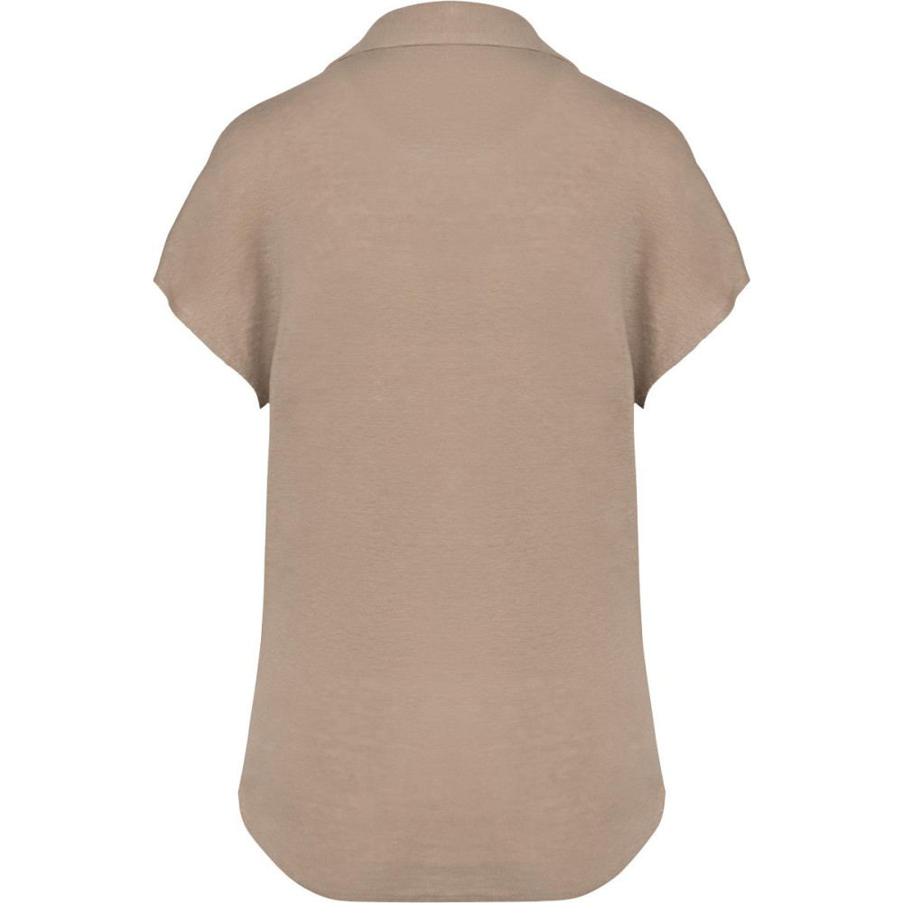 Polo en lin femme 